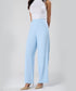 Flared Leg Formal Pant Sky Blue